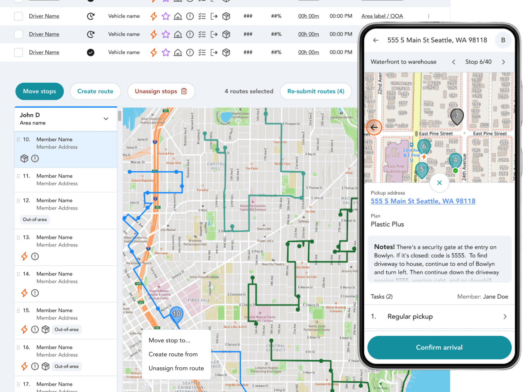 Figma screenshot of design work